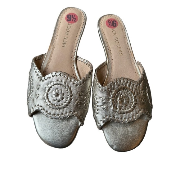 Jack Rogers Thompson Slides Gold Sandals‎ Slides 9.5 - Picture 5 of 7